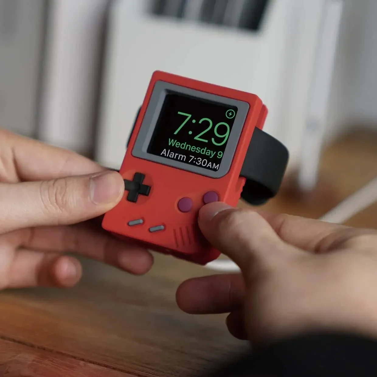 Retro Gaming Handheld - Silicone Holder for IWatch Charger Stand