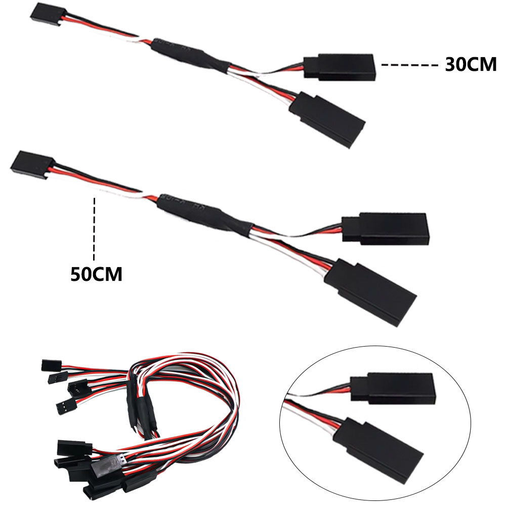 5/8/10pcs RC Servo Y Extension - Composite Rca Cable review and price