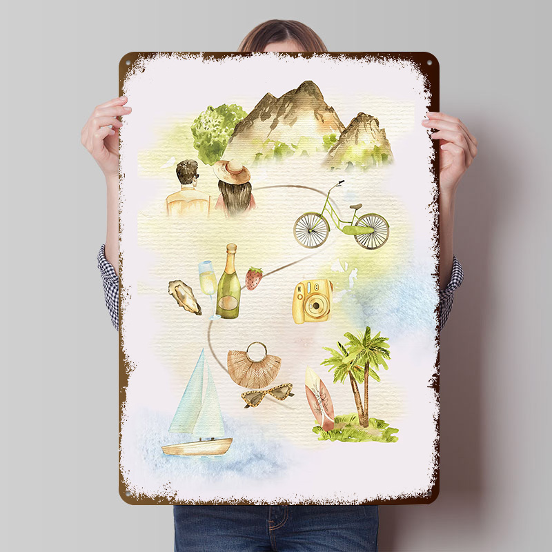 Travel the World Printed Poste - World Of Retro Gaming review and price
