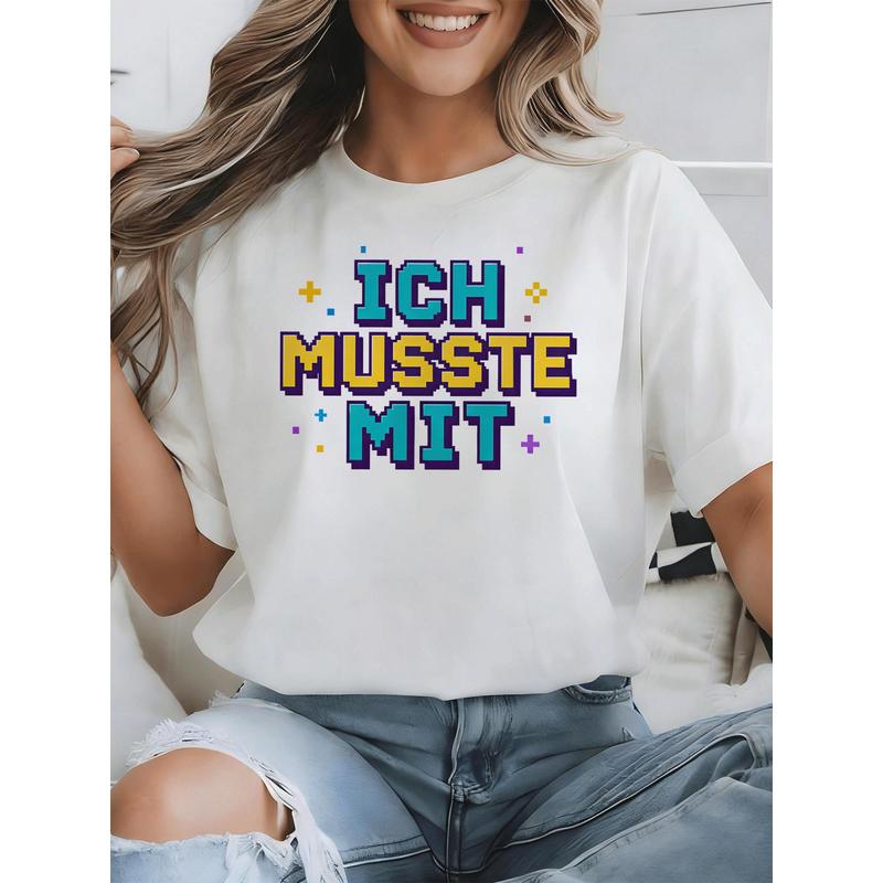 Ich Musste Mit German Meme T-S - Retro Gaming Font Free review and price