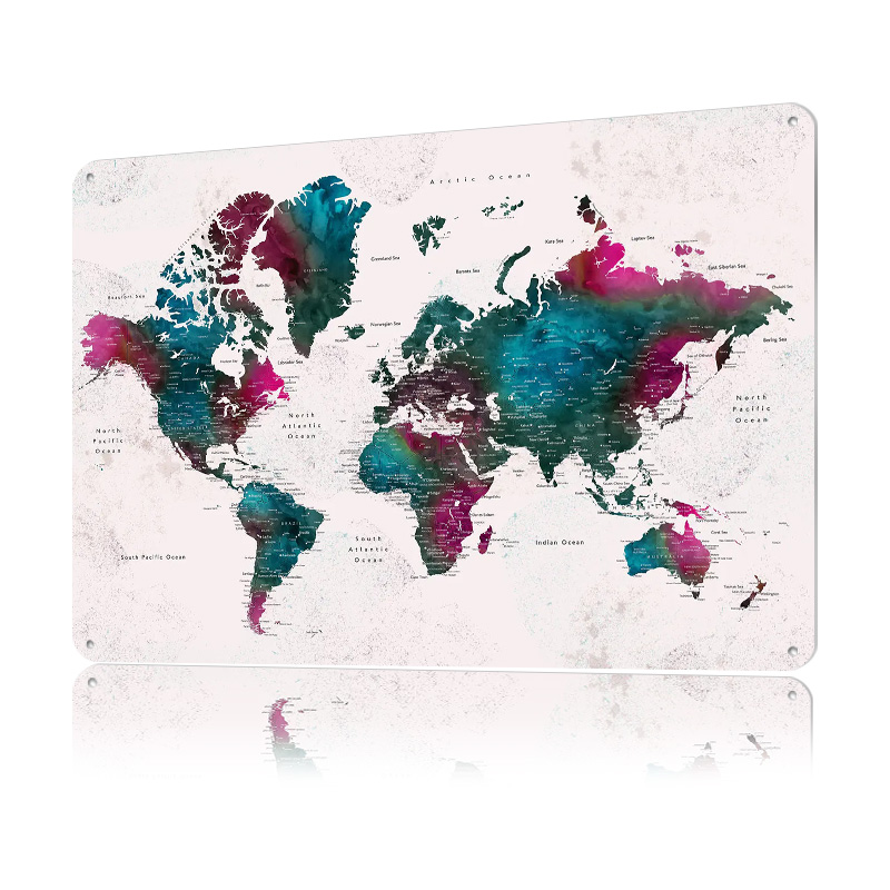 Detailed World Map Iskha Light - World Of Retro Gaming review and price