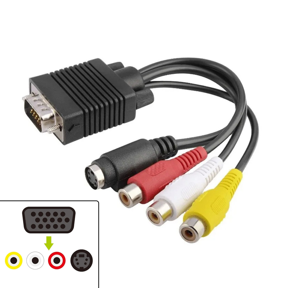 VGA to S-Video 3 RCA Composite - Composite Rca Cable review and price