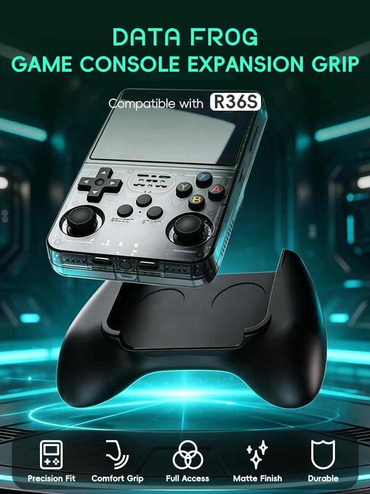 Data Frog R36S Game Grip Ergon - Retro Gaming Kit review and price