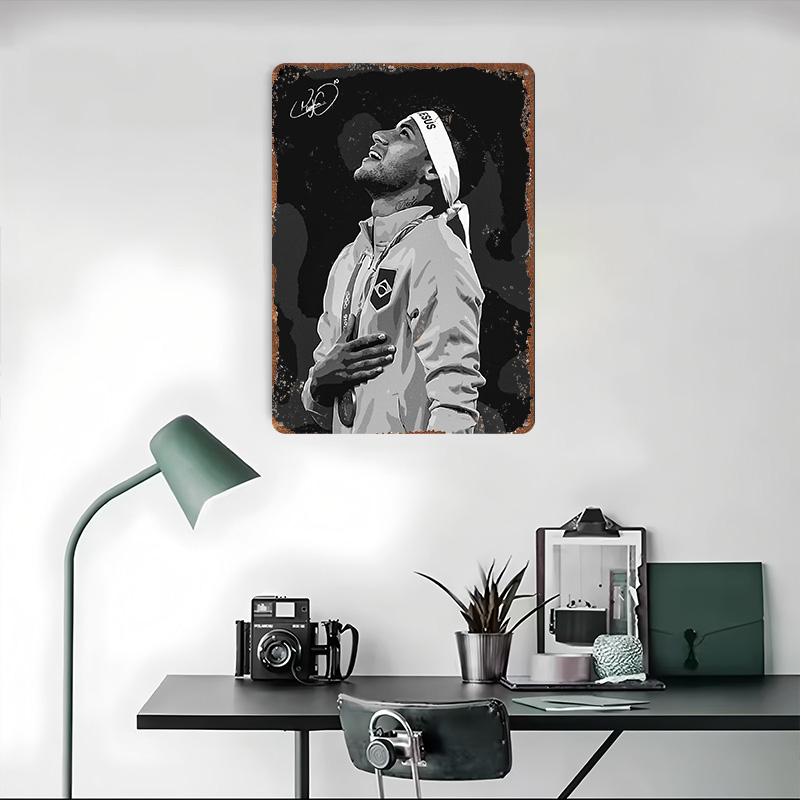 Neymar Jr. Portrait Poster Cus - Retro Gaming Gadgets review and price