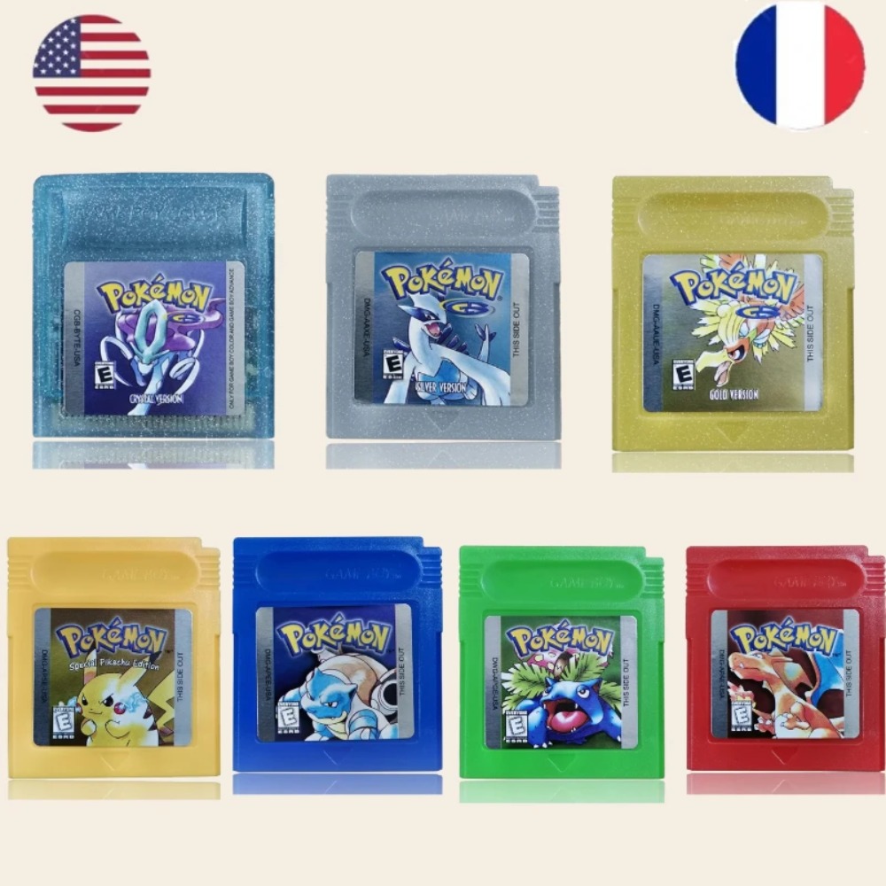 GBC 16 bit Pok é mon game cart - Retro Gaming Kit review and price