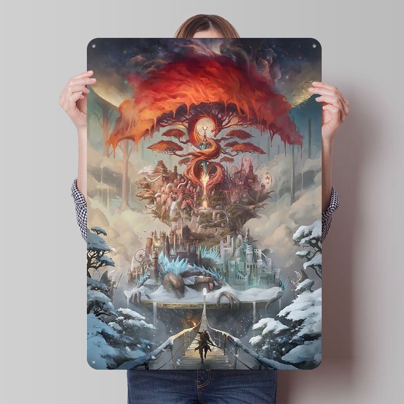 The Painted World Printed Post - World Of Retro Gaming review and price
