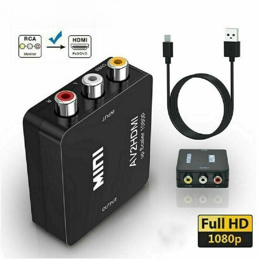 AV TO HDMI-compatible Adapter  - Composite Rca Cable review and price
