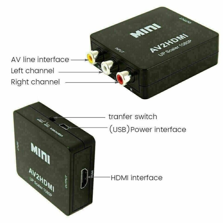 AV TO HDMI-compatible Adapter  - Composite Rca Cable review and price