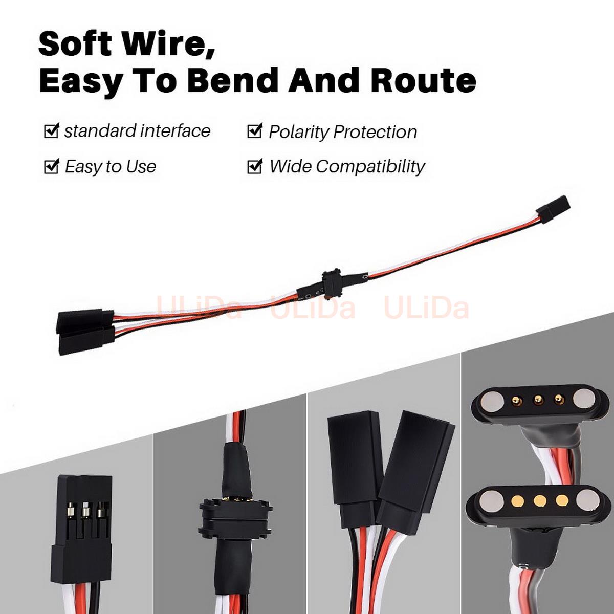3-Pin Magnetic Snap-on 1 to 2  - Composite Rca Cable review and price