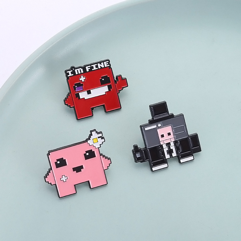 3pcs Pixel Art Enamel Pin Set  - Retro Gaming Kit review and price