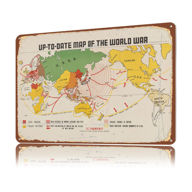 Map Of The World War Personali - World Of Retro Gaming review and price