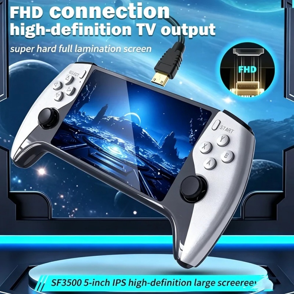SF3500 5 inch Handheld Game Co - Retro Gaming Kit review and price